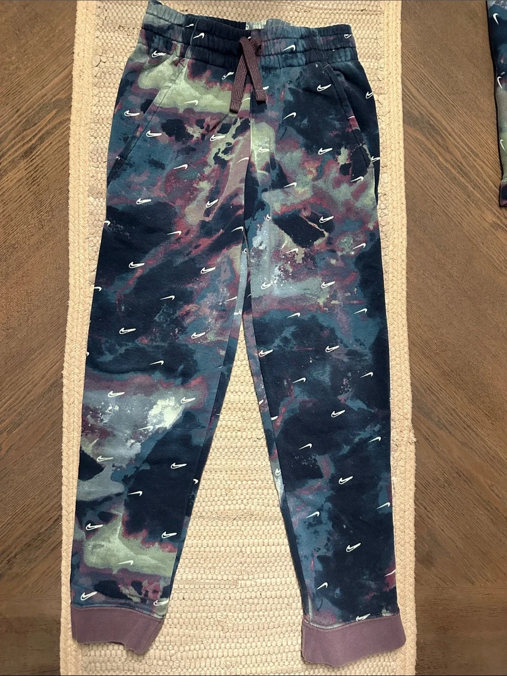 Nike Galaxy Print Hoodie & Jogger Set - Navy, Purple, Green - Picture 5 of 7
